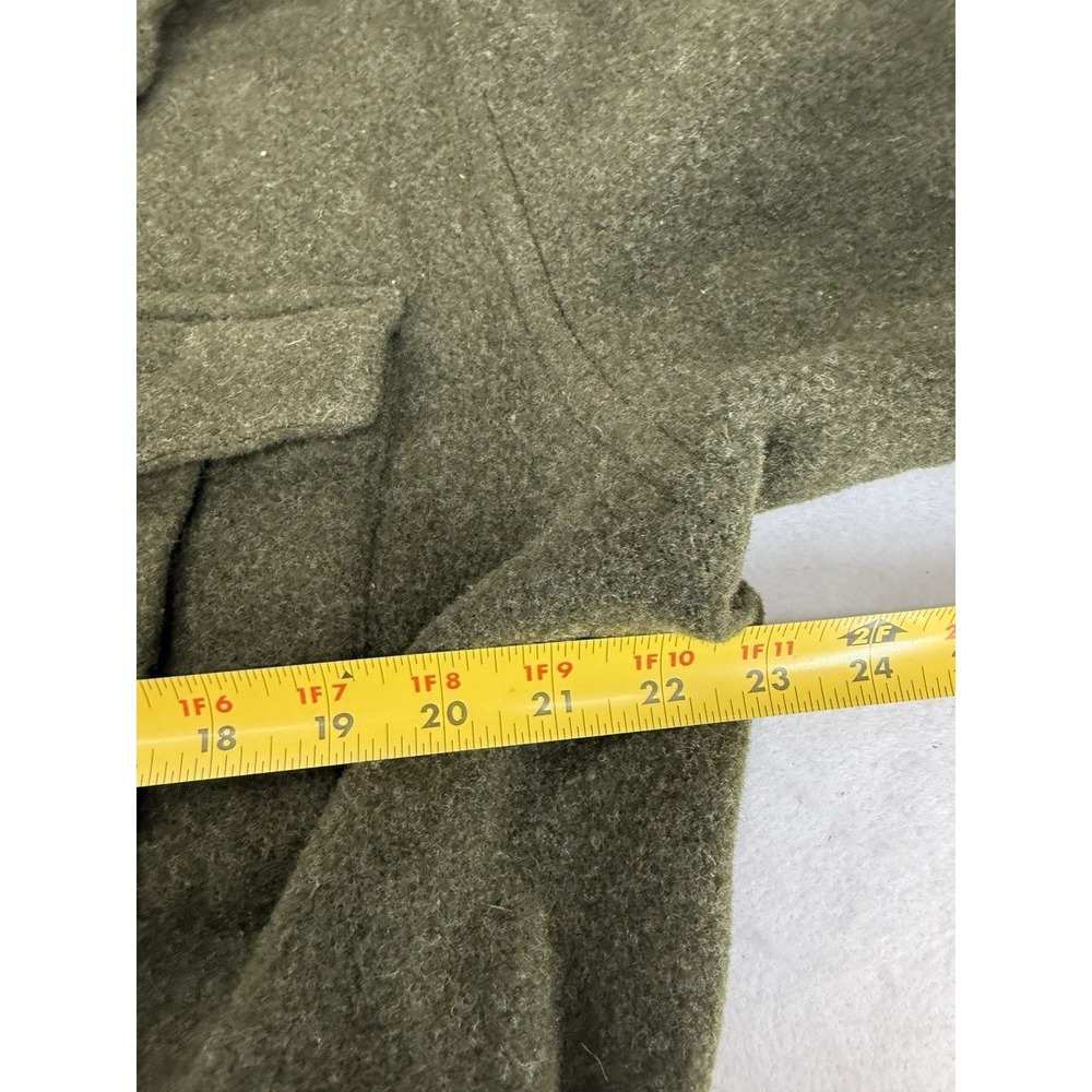 Vintage Polo Ralph Lauren Men's Made In USA Olive Military Overshirt XL Cotton - Picture 4 of 4